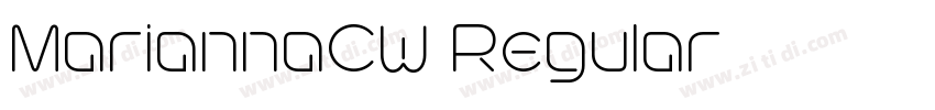MariannaCW Regular字体转换 MariannaCW Regular字体转换
